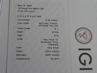 Natuurlijke diamant - 0.38ct ( igi gecertificeerd ) - afbeelding 9 van  11