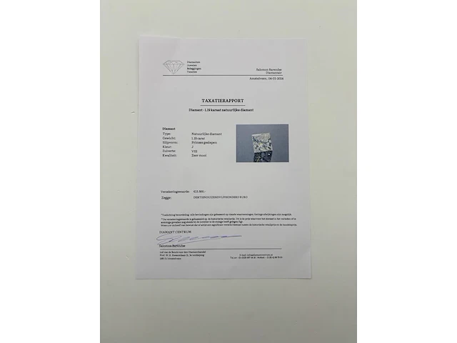 Natuurlijke diamant - 1.19ct - afbeelding 4 van  5