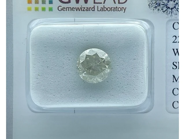 Natuurlijke diamant - 1,70ct, round brilliant, i, 2025 - afbeelding 4 van  8