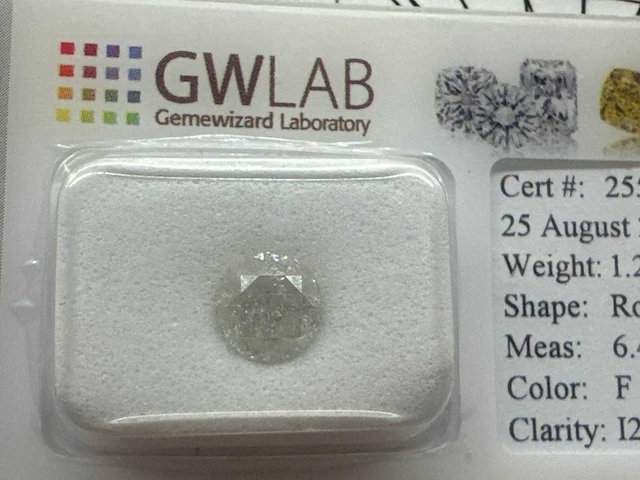 Natuurlijke diamant 1,28 crt. - afbeelding 1 van  4