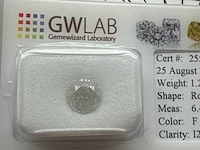 Natuurlijke diamant 1,28 crt. - afbeelding 1 van  4