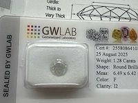 Natuurlijke diamant 1,28 crt. - afbeelding 3 van  4