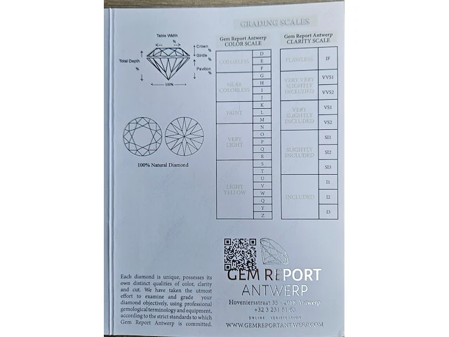 Natuurlijke diamanten - totaal 0,81 ct , fancy yellow, brown, grey tones, 2024 - afbeelding 5 van  7