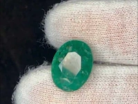 Natuurlijke emerald - 5.87ct, groen - afbeelding 1 van  2