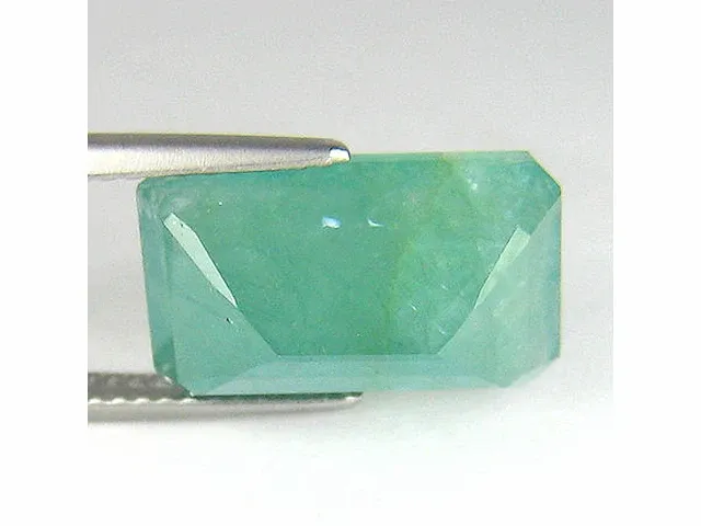 Natuurlijke grandidieriet (groenblauw) 6,81 karaat - afbeelding 4 van  5