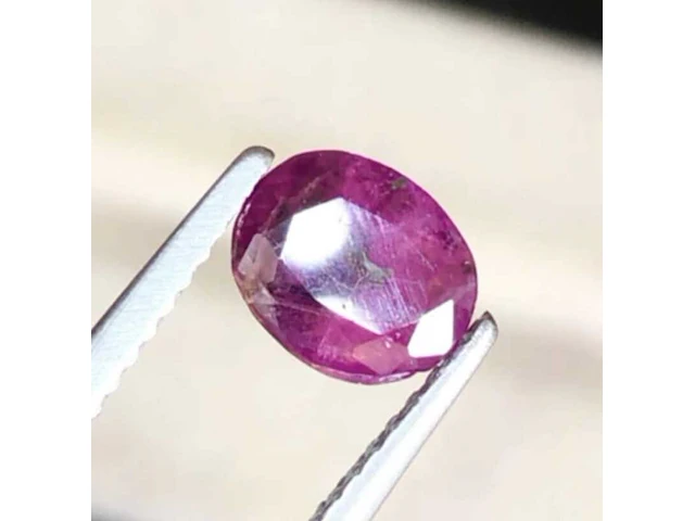 Natuurlijke kasjmier saffier - 1.10ct , roze - afbeelding 1 van  1