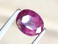 Natuurlijke kasjmier saffier - 1.10ct , roze - afbeelding 1 van  1