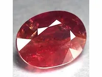 Natuurlijke onverwarmde padparadscha saffier (oranje) 3.66 karaat - afbeelding 2 van  5