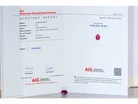 Natuurlijke onverwarmde robijn (levendig rood) 13,00 karaat - afbeelding 9 van  9