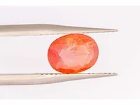 Natuurlijke padparadscha saffier (rozeachtig oranje) 2.17 karaat - afbeelding 1 van  9