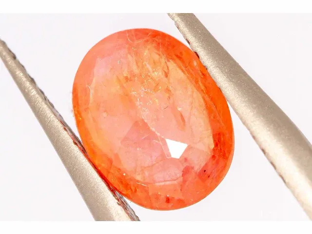 Natuurlijke padparadscha saffier (rozeachtig oranje) 2.17 karaat - afbeelding 5 van  9