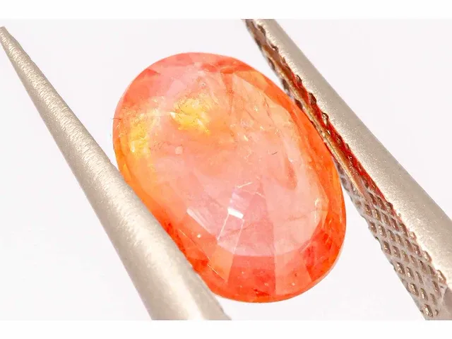 Natuurlijke padparadscha saffier (rozeachtig oranje) 2.17 karaat - afbeelding 6 van  9