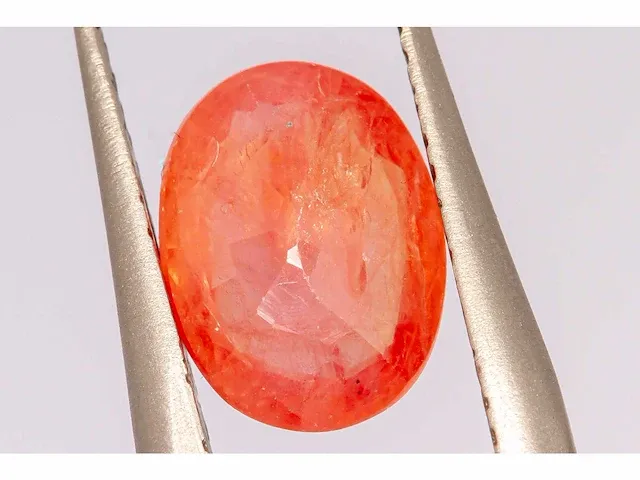 Natuurlijke padparadscha saffier (rozeachtig oranje) 2.17 karaat - afbeelding 7 van  9