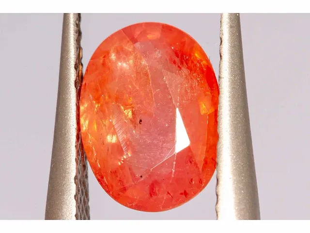 Natuurlijke padparadscha saffier (rozeachtig oranje) 2.17 karaat - afbeelding 8 van  9