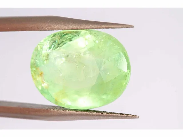 Natuurlijke paraiba toermalijn (geelgroen) 9,47 karaat - afbeelding 4 van  7