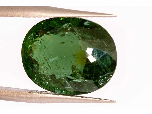 Natuurlijke paraiba toermalijn (groen) 11,97 karaat - afbeelding 3 van  10