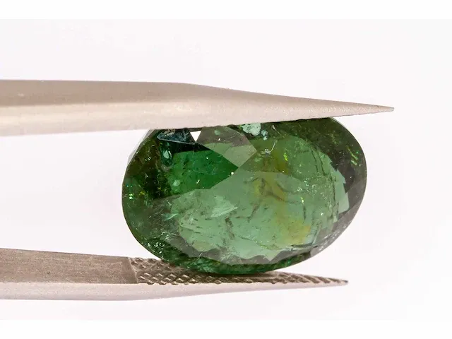 Natuurlijke paraiba toermalijn (groen) 11,97 karaat - afbeelding 5 van  10