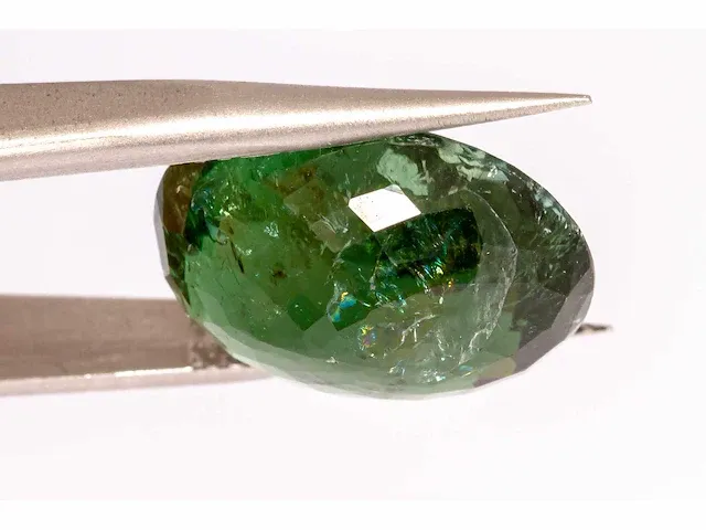 Natuurlijke paraiba toermalijn (groen) 11,97 karaat - afbeelding 8 van  10