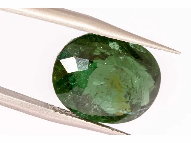 Natuurlijke paraiba toermalijn (groen) 11,97 karaat - afbeelding 9 van  10
