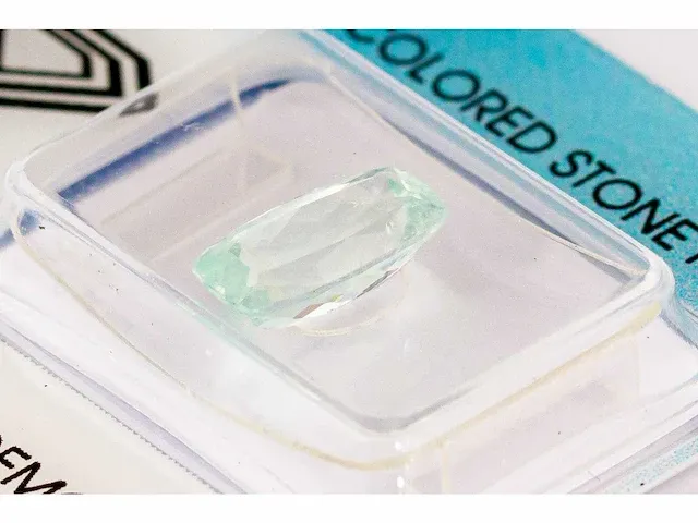 Natuurlijke paraiba toermalijn (licht groenblauw) 2.00 karaat - afbeelding 2 van  5