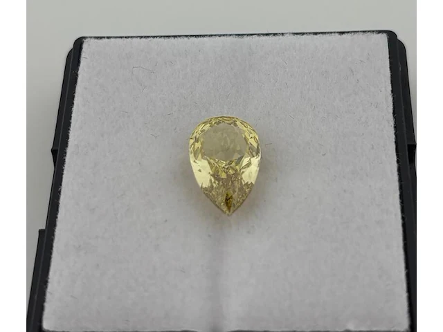 Natuurlijke peervormige diamant - 3.02ct ( gia gecertificeerd ) - afbeelding 4 van  10