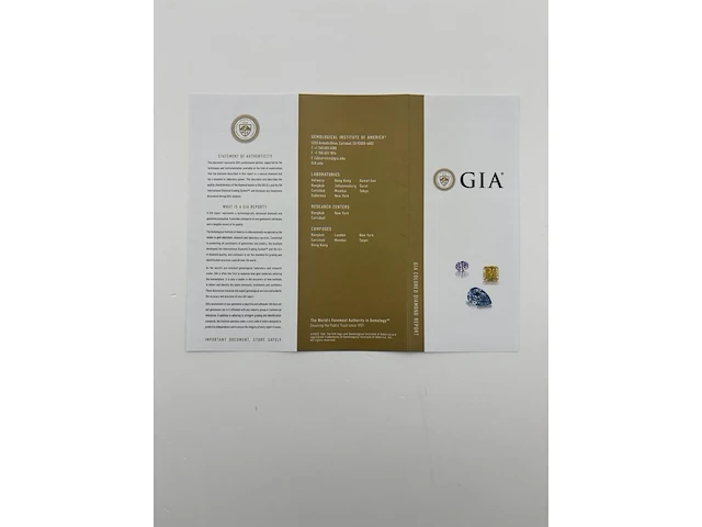 Natuurlijke peervormige diamant - 3.02ct ( gia gecertificeerd ) - afbeelding 6 van  10