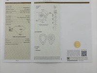 Natuurlijke peervormige diamant - 3.02ct ( gia gecertificeerd ) - afbeelding 7 van  10