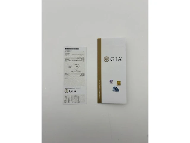 Natuurlijke peervormige diamant - 3.02ct ( gia gecertificeerd ) - afbeelding 10 van  10