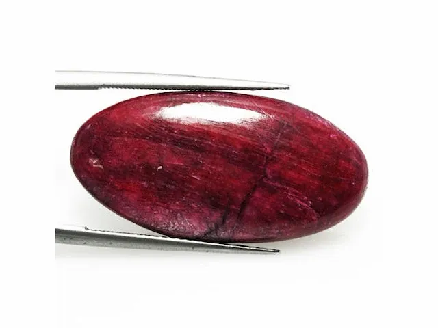 Natuurlijke robijn (rood) 31,53 karaat - afbeelding 1 van  4