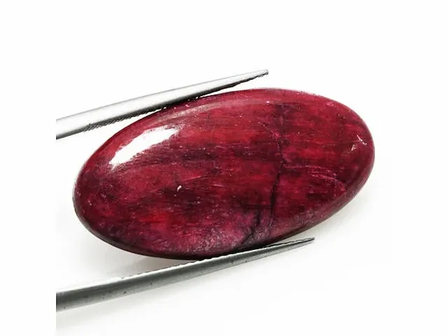 Natuurlijke robijn (rood) 31,53 karaat - afbeelding 2 van  4