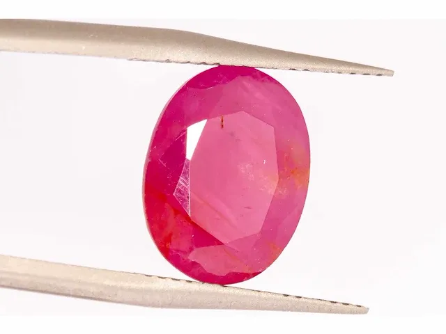 Natuurlijke robijn (rood) 7,35 karaat - afbeelding 1 van  8