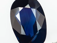 Natuurlijke saffier - 2.55ct, deep blue (koningsblauw) - afbeelding 1 van  6