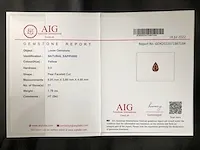 Natuurlijke saffier (geel) 1.78 karaat - afbeelding 5 van  5