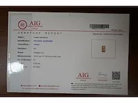 Natuurlijke saffier (geel) 6,25 karaat - afbeelding 4 van  4