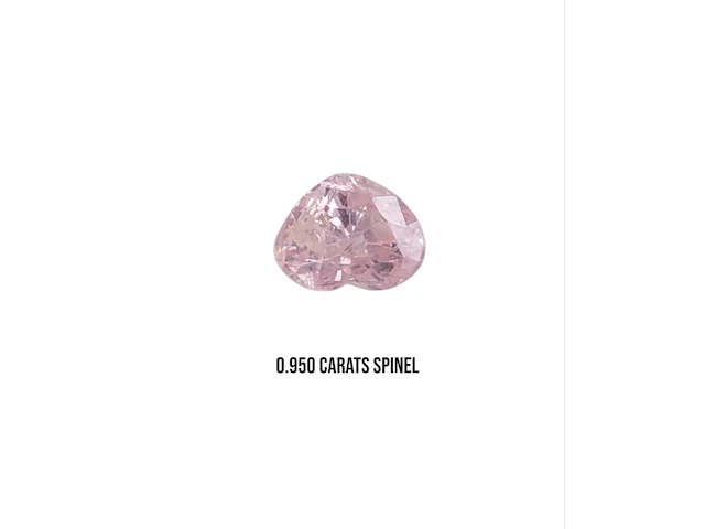 Natuurlijke spinel - 0.950ct, roze - afbeelding 1 van  3
