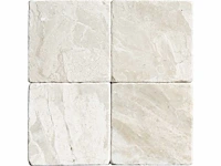 Natuursteen marmer beige mat vloertegel 10x10x1 cm 63 m² - afbeelding 2 van  4