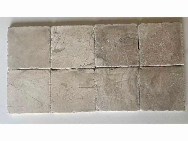 Natuursteen marmer beige mat vloertegel 15,2x15,2x1 cm 65 m² - afbeelding 1 van  4