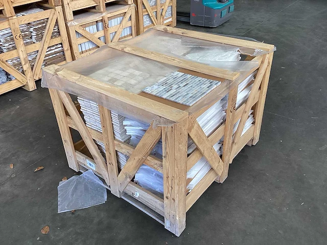 Natuursteen marmer grijs 2x5 cm mozaïek tegel 20 m² - afbeelding 8 van  8