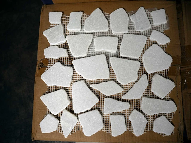 Natuursteen mozaïek matjes (ca. 5m²) - afbeelding 1 van  1