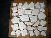 Natuursteen mozaïek matjes (ca. 5m²) - afbeelding 1 van  1