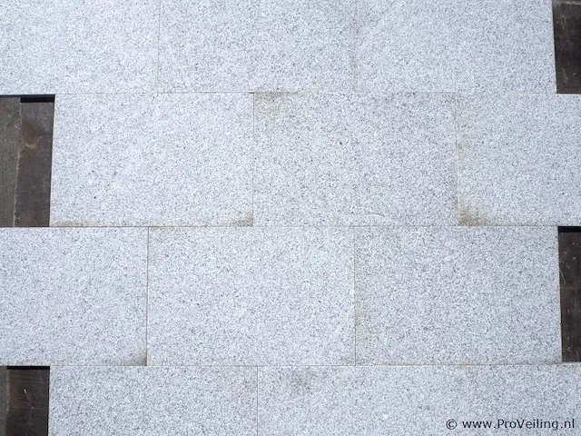 Natuursteen tegels - kleur grijs gevlamd - 60x40x3cm - 32,6m² - afbeelding 4 van  5