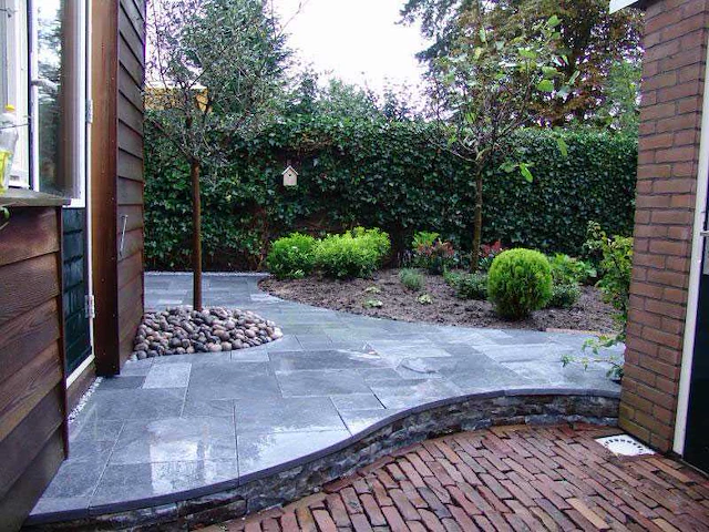 Natuursteen tegels blauwe hardsteen mix gezoet en getrommeld 30x60x2 cm 64,08 m² - afbeelding 2 van  6
