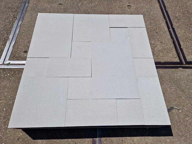 Natuursteen tegels. wildverband (ca. 40.32m²) - afbeelding 2 van  3