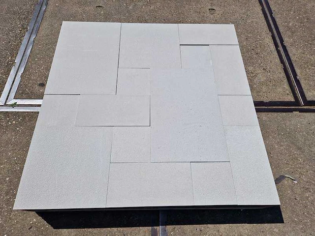 Natuursteen tegels. wildverband (ca. 40.32m²) - afbeelding 2 van  3