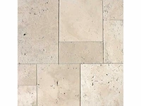 Natuursteen travertin ivory 10x10 cm tegel 63 m² - afbeelding 2 van  3
