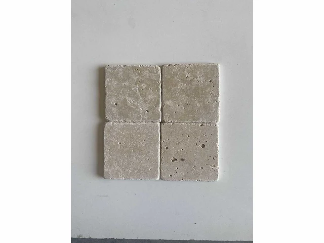 Natuursteen travertin ivory 10x10 cm tegel 63 m² - afbeelding 3 van  3