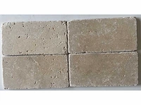 Natuursteen travertin ivory 7,6x15,2 cm tegel 63 m² - afbeelding 1 van  4