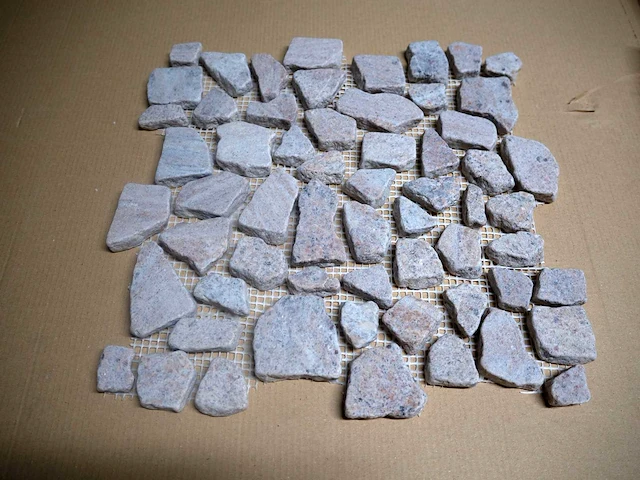 Natuurstenen mozaïek matjes (ca. 16.2m²) - afbeelding 1 van  1