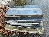 Natuurstenen vensterbank / gezaagde stroken (38x) - afbeelding 1 van  3