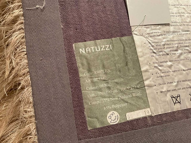 Natuzzi betsi vloerkleed - afbeelding 3 van  11